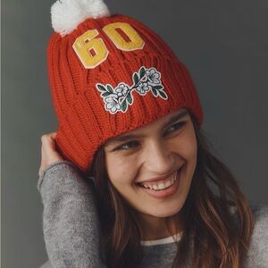 The Wild Collective X Anthropologie Sporty Floral Beanie